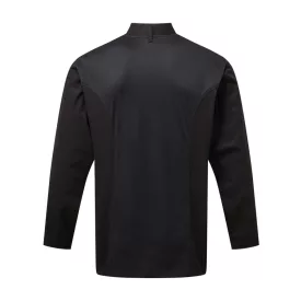   utt_pr903bl-xs Premier PR903 CHEF'S LONG SLEEVE COOLCHECKER® JACKET WITH MESH BACK PANEL XS