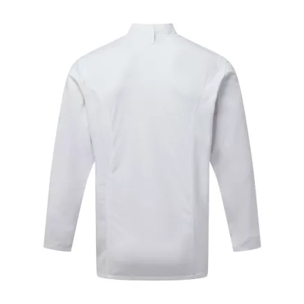 utt_pr903wh-xl Premier PR903 CHEF'S LONG SLEEVE COOLCHECKER® JACKET WITH MESH BACK PANEL XL