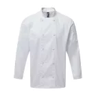 utt_pr903wh-xl Premier PR903 CHEF'S LONG SLEEVE COOLCHECKER® JACKET WITH MESH BACK PANEL XL