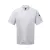 utt_pr906wh-s Premier PR906 CHEF'S ZIP-CLOSE SHORT SLEEVE JACKET S