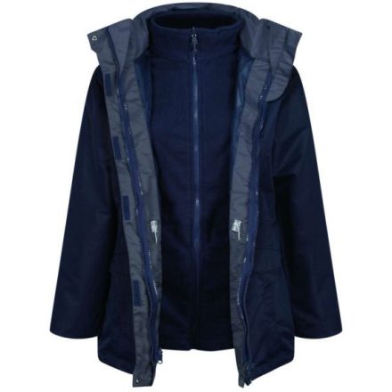 utt_retra148bl-bl-l Regatta RETRA148 WOMEN'S BENSON III - BREATHABLE 3 IN 1 JACKET L
