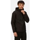 utt_retra701bl-bl-s Regatta RETRA701 VENTURER 3 LAYER HOODED PRINTABLE SOFTSHELL JACKET S