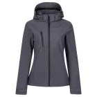 utt_retra702sg-bl-14 Regatta RETRA702 WOMEN'S VENTURER 3 LAYER HOODED PRINTABLE SOFTSHELL JACKET 14