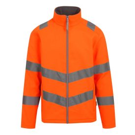   Regatta RETRA712 HI-VIS PRO CONTRACT ABLAZE 2 LAYER SOFTSHELL JACKET (CLASS 3) S