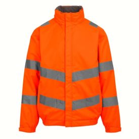   utt_retrw457or-l  Regatta RETRW457 HI-VIS PRO CONTRACT DOVER JACKET L