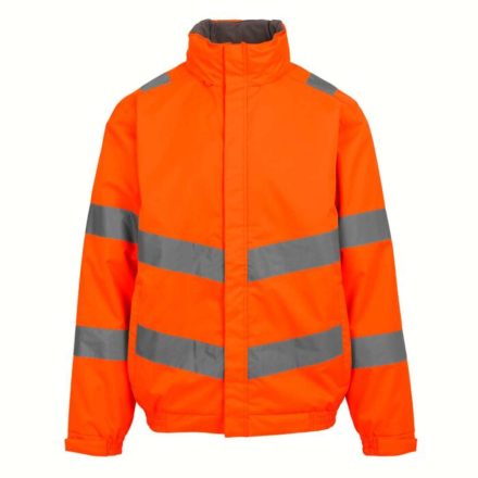 utt_retrw457or-l  Regatta RETRW457 HI-VIS PRO CONTRACT DOVER JACKET L