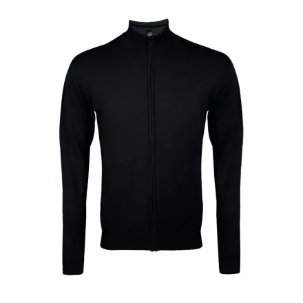 utt_so00548bl-m SOL'S SO00548 SOL'S GORDON MEN ZIPPED KNITTED CARDIGAN M