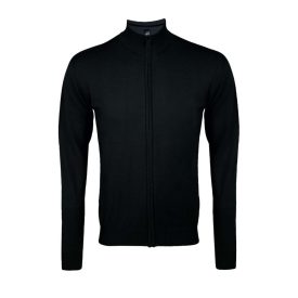   utt_so00548bl-s SOL'S SO00548 SOL'S GORDON MEN ZIPPED KNITTED CARDIGAN S