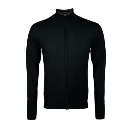 utt_so00548bl-s SOL'S SO00548 SOL'S GORDON MEN ZIPPED KNITTED CARDIGAN S