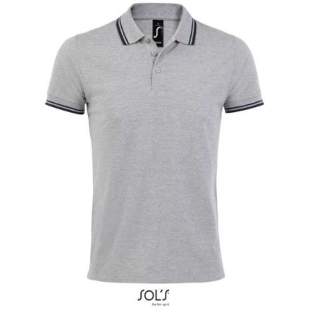 utt_so00577gr-nv-l SOL'S SO00577 SOL'S PASADENA MEN - POLO SHIRT L