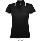 utt_so00578bl-wh-m SOL'S SO00578 SOL'S PASADENA WOMEN - POLO SHIRT M