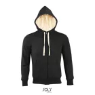utt_so00584bl-2xl SOL'S SO00584 SOL'S SHERPA - UNISEX ZIPPED JACKET WITH "SHERPA" LINING 2XL
