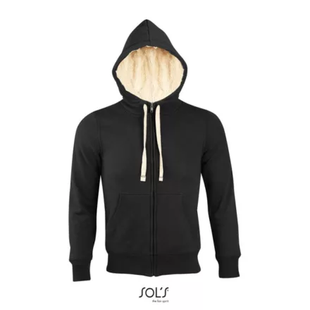 utt_so00584bl-2xl SOL'S SO00584 SOL'S SHERPA - UNISEX ZIPPED JACKET WITH "SHERPA" LINING 2XL