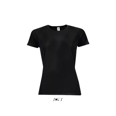 utt_so01159bl-xs SOL'S SO01159 SOL'S SPORTY WOMEN - RAGLAN SLEEVED T-SHIRT XS