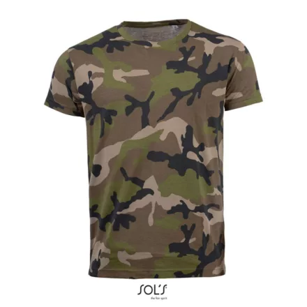 utt_so01188cmo-2xl  SOL'S SO01188 SOL'S CAMO MEN -KÖRNYAKÚ PÓLÓ 2XL