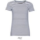 utt_so01399wh-nv-2xl SOL'S SO01399 SOL'S MILES WOMEN - KEREKNYAKÚ CSÍKOS PÓLÓ 2XL