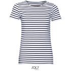 utt_so01399wh-nv-xl SOL'S SO01399 SOL'S MILES WOMEN - KEREKNYAKÚ CSÍKOS PÓLÓ XL