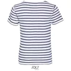 utt_so01400wh-nv-4a SOL'S SO01400 SOL'S MILES KIDS' - ROUND NECK STRIPED T-SHIRT 4A