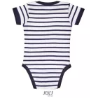 utt_so01401wh-nv-12-18m SOL'S SO01401 SOL'S MILES BABY - STRIPED BODYSUIT 12/18M