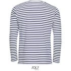 utt_so01402wh-nv-s SOL'S SO01402 SOL'S MARINE MEN - HOSSZÚ UJJÚ CSÍKOS PÓLÓ S