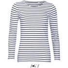 utt_so01403wh-nv-2xl SOL'S SO01403 SOL'S MARINE WOMEN - HOSSZÚ UJJÚ CSÍKOS PÓLÓ 2XL