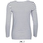 utt_so01403wh-nv-2xl SOL'S SO01403 SOL'S MARINE WOMEN - HOSSZÚ UJJÚ CSÍKOS PÓLÓ 2XL