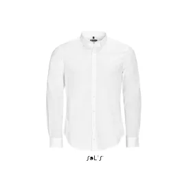   utt_so01426wh-s SOL'S SO01426 SOL'S BLAKE MEN - LONG SLEEVE STRETCH SHIRT S