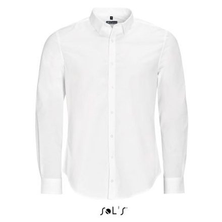 utt_so01426wh-s SOL'S SO01426 SOL'S BLAKE MEN - LONG SLEEVE STRETCH SHIRT S