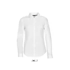 utt_so01427wh-xl SOL'S SO01427 SOL'S BLAKE WOMEN - LONG SLEEVE STRETCH SHIRT XL