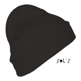   utt_so01664bl-u SOL'S SO01664 SOL'S PITTSBURGH - SOLID-COLOUR BEANIE WITH CUFFED DESIGN U