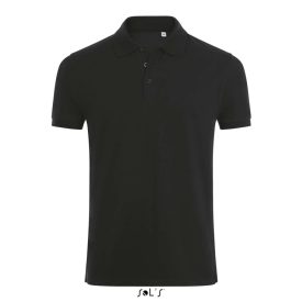   utt_so01708bl-s SOL'S SO01708 SOL'S PHOENIX MEN - COTTON-ELASTANE POLO SHIRT S