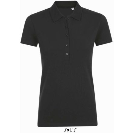 utt_so01709bl-l SOL'S SO01709 SOL'S PHOENIX WOMEN - COTTON-ELASTANE POLO SHIRT L
