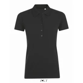   utt_so01709bl-s SOL'S SO01709 SOL'S PHOENIX WOMEN - COTTON-ELASTANE POLO SHIRT S