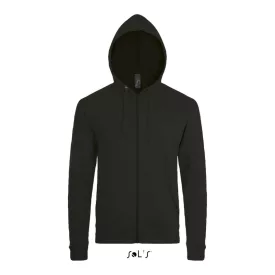   utt_so01714bl-xs SOL'S SO01714 SOL'S STONE - UNISEX ZIP HOODIE XS