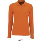 utt_so02083or-l SOL'S SO02083 SOL'S PERFECT LSL WOMEN - LONG-SLEEVE PIQUÉ POLO SHIRT L
