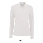 utt_so02083wh-2xl SOL'S SO02083 SOL'S PERFECT LSL WOMEN - LONG-SLEEVE PIQUÉ POLO SHIRT 2XL