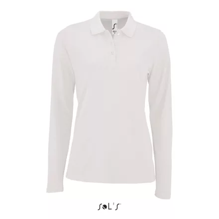 utt_so02083wh-2xl SOL'S SO02083 SOL'S PERFECT LSL WOMEN - LONG-SLEEVE PIQUÉ POLO SHIRT 2XL