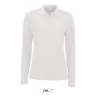 utt_so02083wh-m SOL'S SO02083 SOL'S PERFECT LSL WOMEN - LONG-SLEEVE PIQUÉ POLO SHIRT M