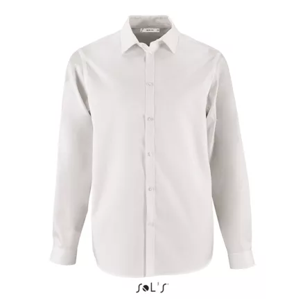utt_so02102wh-l SOL'S SO02102 SOL'S BRODY MEN - HERRINGBONE SHIRT L