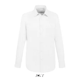   utt_so02920wh-s SOL'S SO02920 SOL'S BOSTON FIT - LONG SLEEVE OXFORD MEN'S SHIRT S