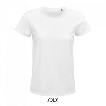 utt_so03581wh-2xl SOL'S SO03581 SOL'S CRUSADER WOMEN - ROUND-NECK FITTED JERSEY T-SHIRT 2XL