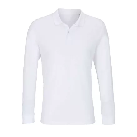 utt_so04241wh-s SOL'S SO04241 SOL'S PLANET LSL - UNISEX LONG SLEEVE POLO SHIRT S
