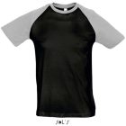 utt_so11190bl-gm-l SOL'S SO11190 SOL'S FUNKY - FÉRFI 2 SZÍNŰ RAGLÁN UJJÚ PÓLÓ L