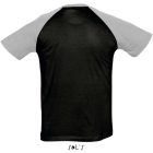 utt_so11190bl-gm-l SOL'S SO11190 SOL'S FUNKY - FÉRFI 2 SZÍNŰ RAGLÁN UJJÚ PÓLÓ L