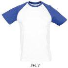 utt_so11190wh-ro-s SOL'S SO11190 SOL'S FUNKY - FÉRFI 2 SZÍNŰ RAGLÁN UJJÚ PÓLÓ S