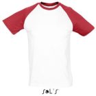 utt_so11190whr-s SOL'S SO11190 SOL'S FUNKY - FÉRFI 2 SZÍNŰ RAGLÁN UJJÚ PÓLÓ S