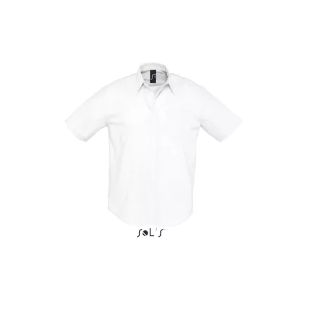 utt_so16010wh-s SOL'S SO16010 SOL'S BRISBANE - SHORT SLEEVE OXFORD MEN'S SHIRT S