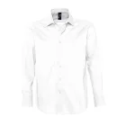 utt_so17000wh-l SOL'S SO17000 SOL'S BRIGHTON - LONG SLEEVE STRETCH MEN'S SHIRT L