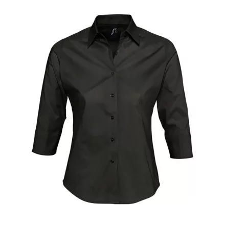 utt_so17010bl-s SOL'S SO17010 SOL'S EFFECT - 3/4 SLEEVE STRETCH WOMEN'S SHIRT S
