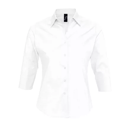 utt_so17010wh-l SOL'S SO17010 SOL'S EFFECT - 3/4 SLEEVE STRETCH WOMEN'S SHIRT L